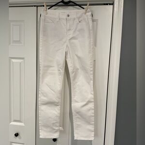 Old Navy Wow White High Waist Straight Jeans